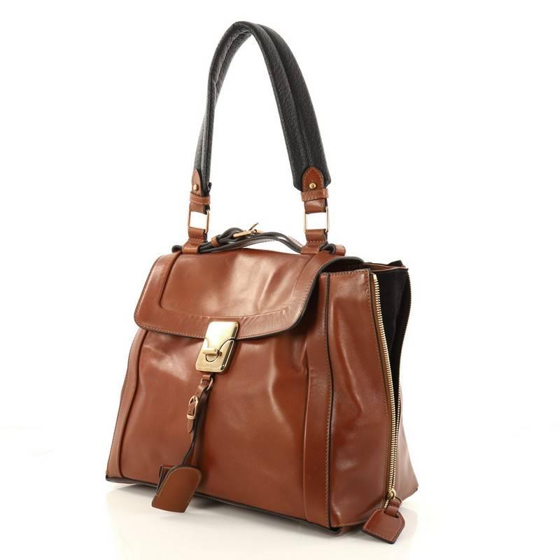 Women's or Men's Chloe Darla Satchel Leather Medium