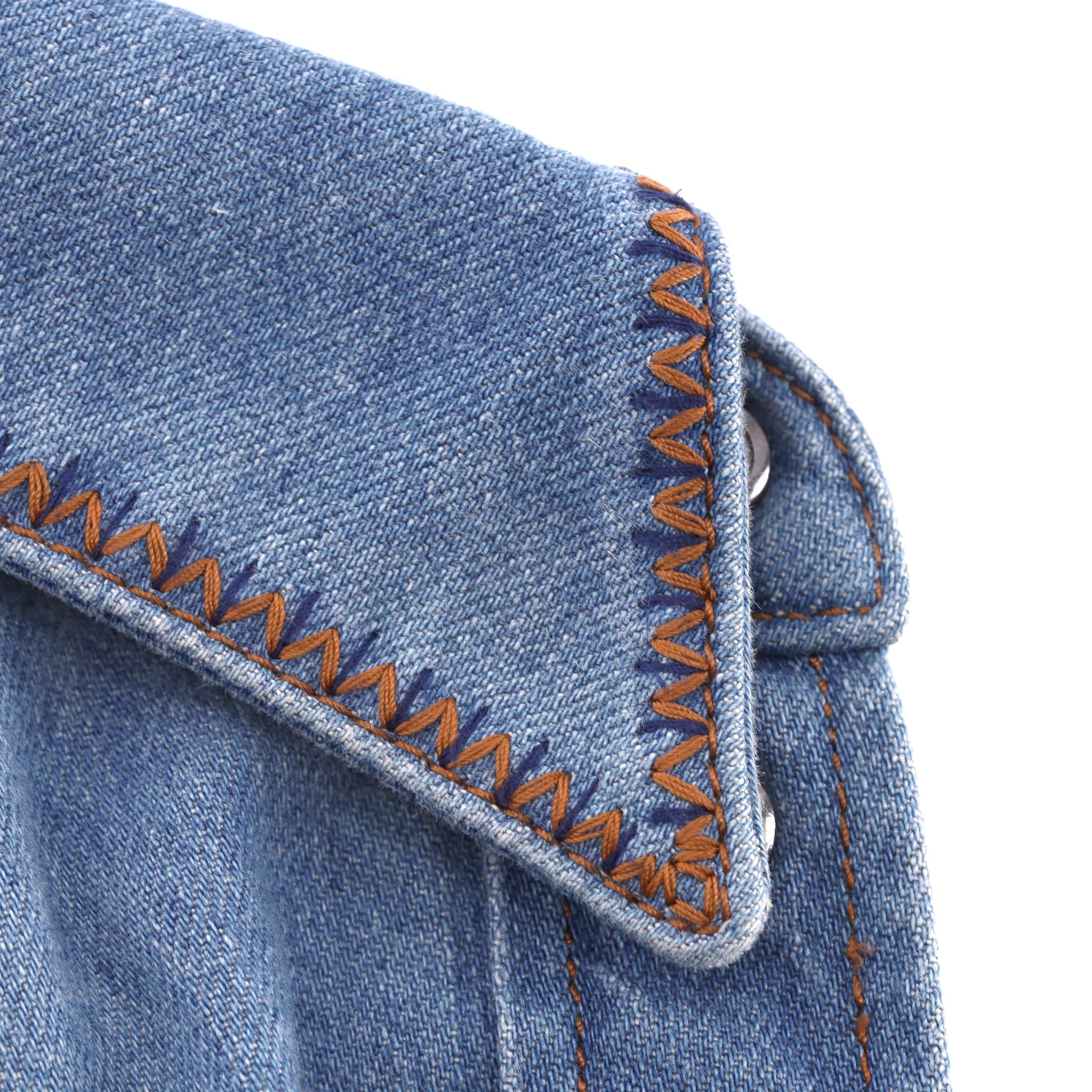 Donna Chloe - Vestito a camicia midi in denim in vendita