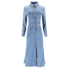 Vestido camisero midi vaquero Chloe