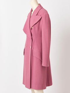 Chloe Double Breasted Pin Stripe Coat
