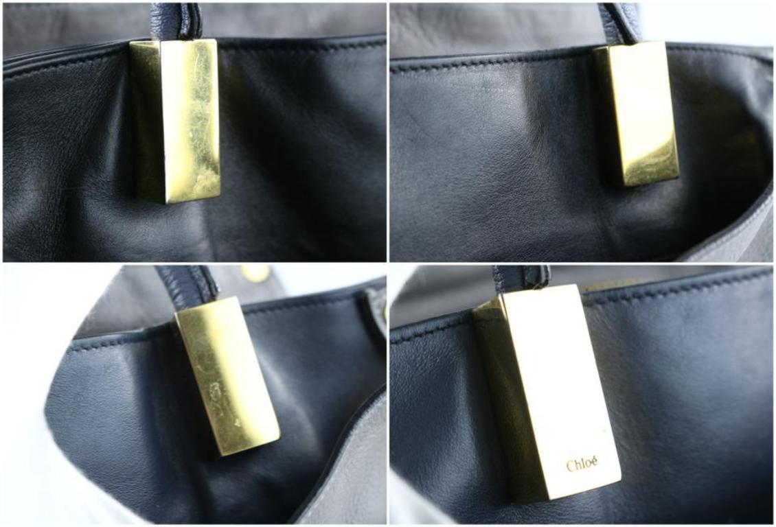 Chloé Dree East West Tote 2mr1128 Grey Leather Shoulder Bag For Sale 1