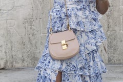 Chloe, sac Drew en rose ciment