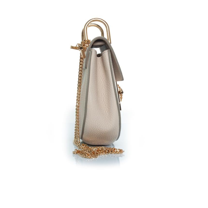 Chloe, drew bag in powder pink 2