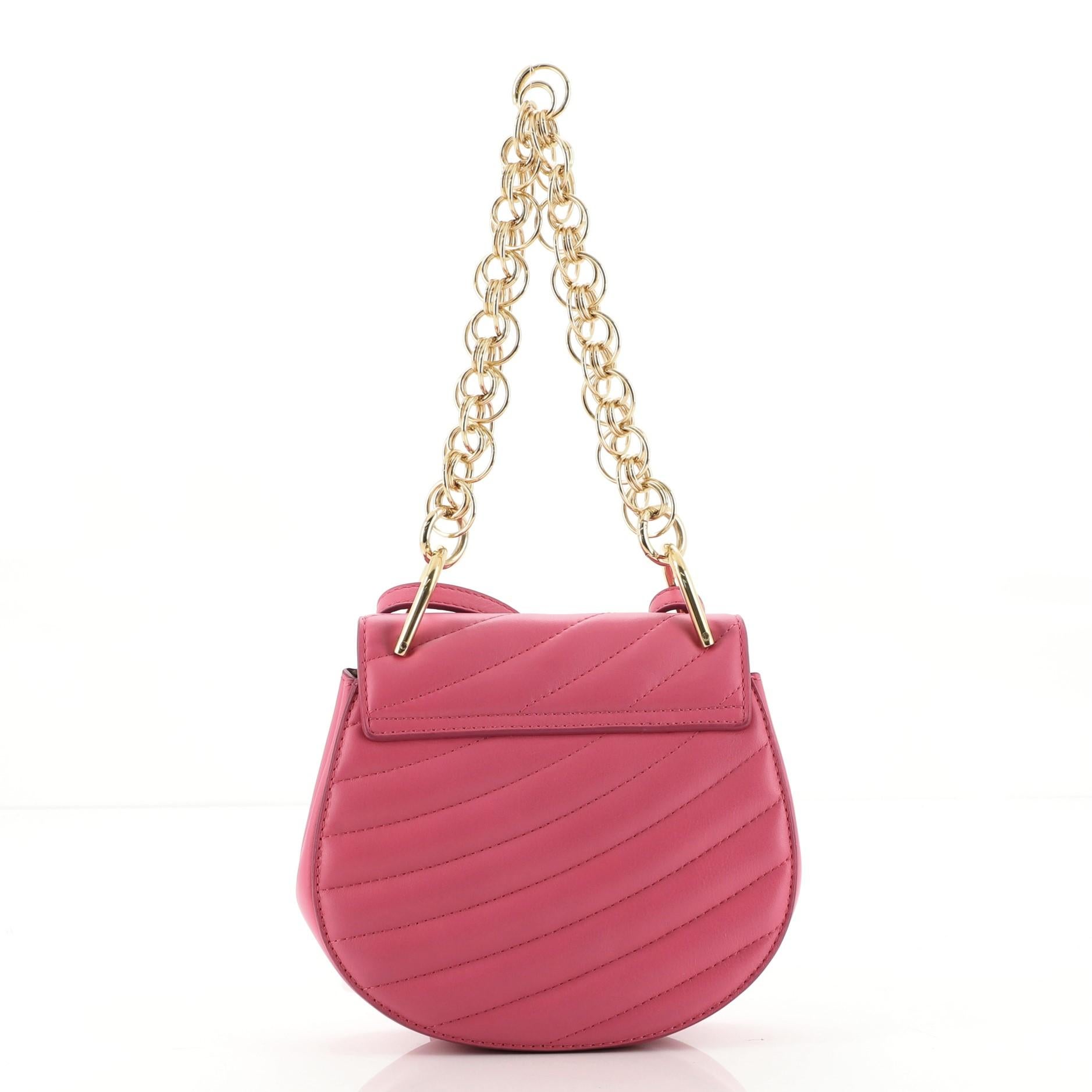 Chloe Drew Bijou Crossbody Bag Quilted Leather Mini For Sale at 1stDibs