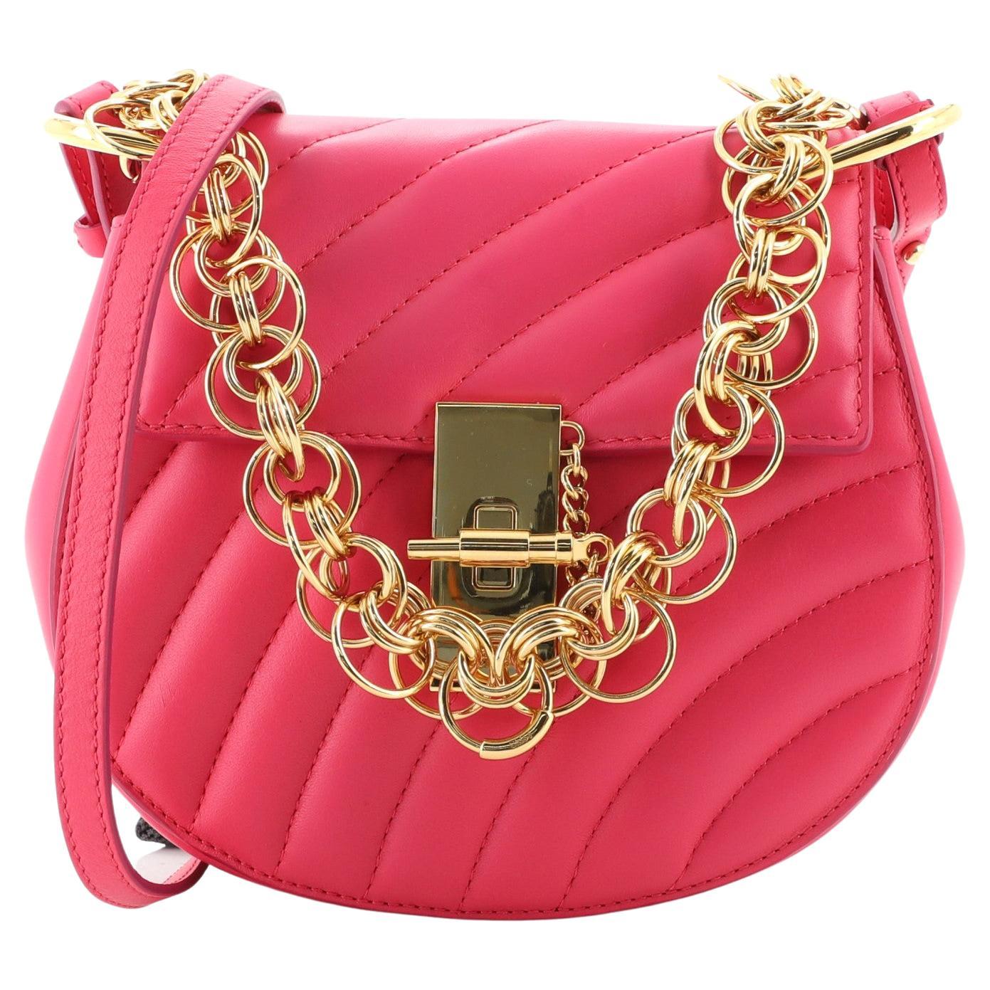 CHLOE burgundy suede and leather FAYE MEDIUM Shoulder Bag at 1stDibs