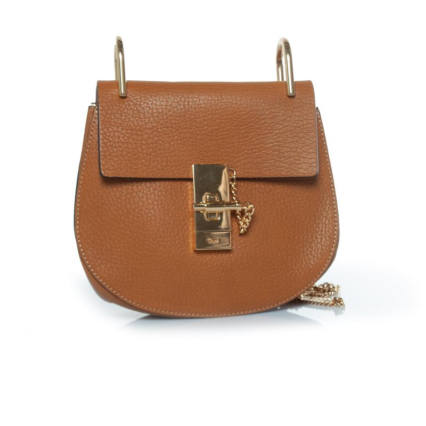 Chloe, drew camel leather bag In Excellent Condition For Sale In AMSTERDAM, NL