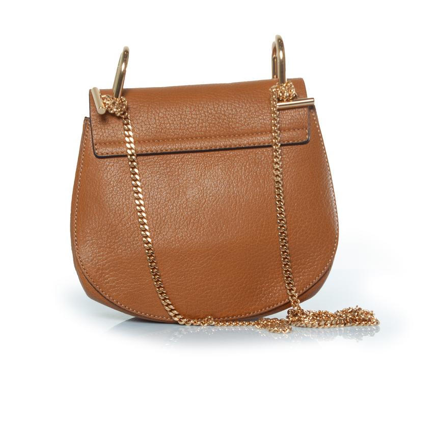 Chloe, drew camel leather bag For Sale 4