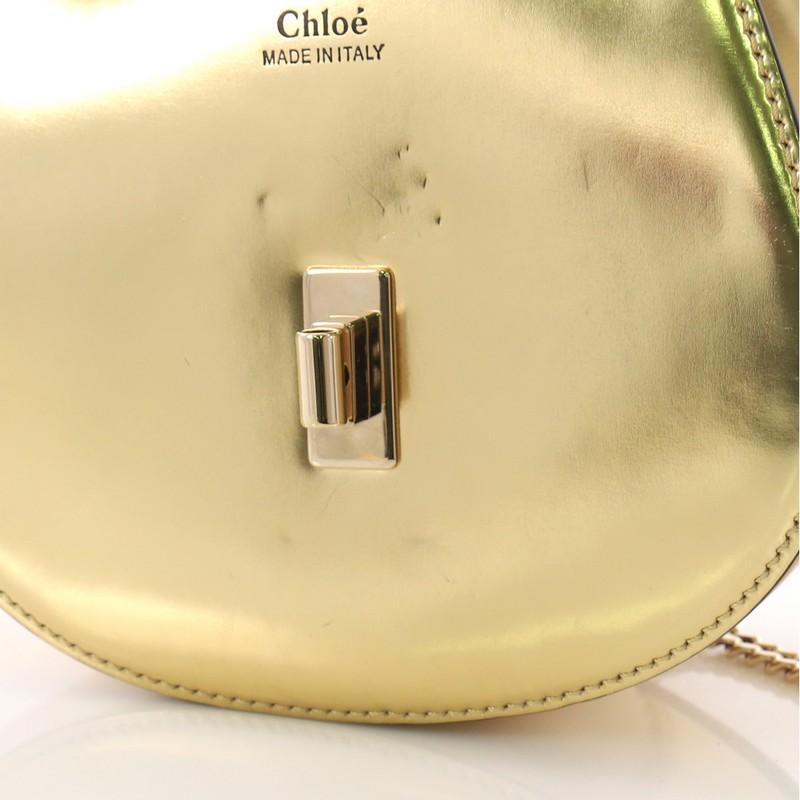 Chloe Drew Crossbody Bag Mirror Leather Nano 2