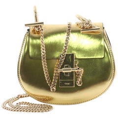 Chloe Drew Crossbody Bag Mirror Leather Nano Chloe Drew Crossbody Bag Mirror Leather Nano