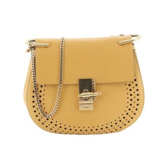 Chloe Drew Crossbody Bag Perforated Leather Small