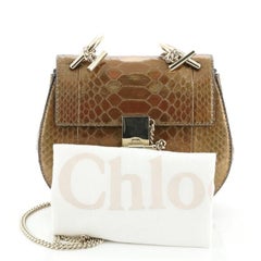 Chloe Drew Crossbody Bag Python Mini