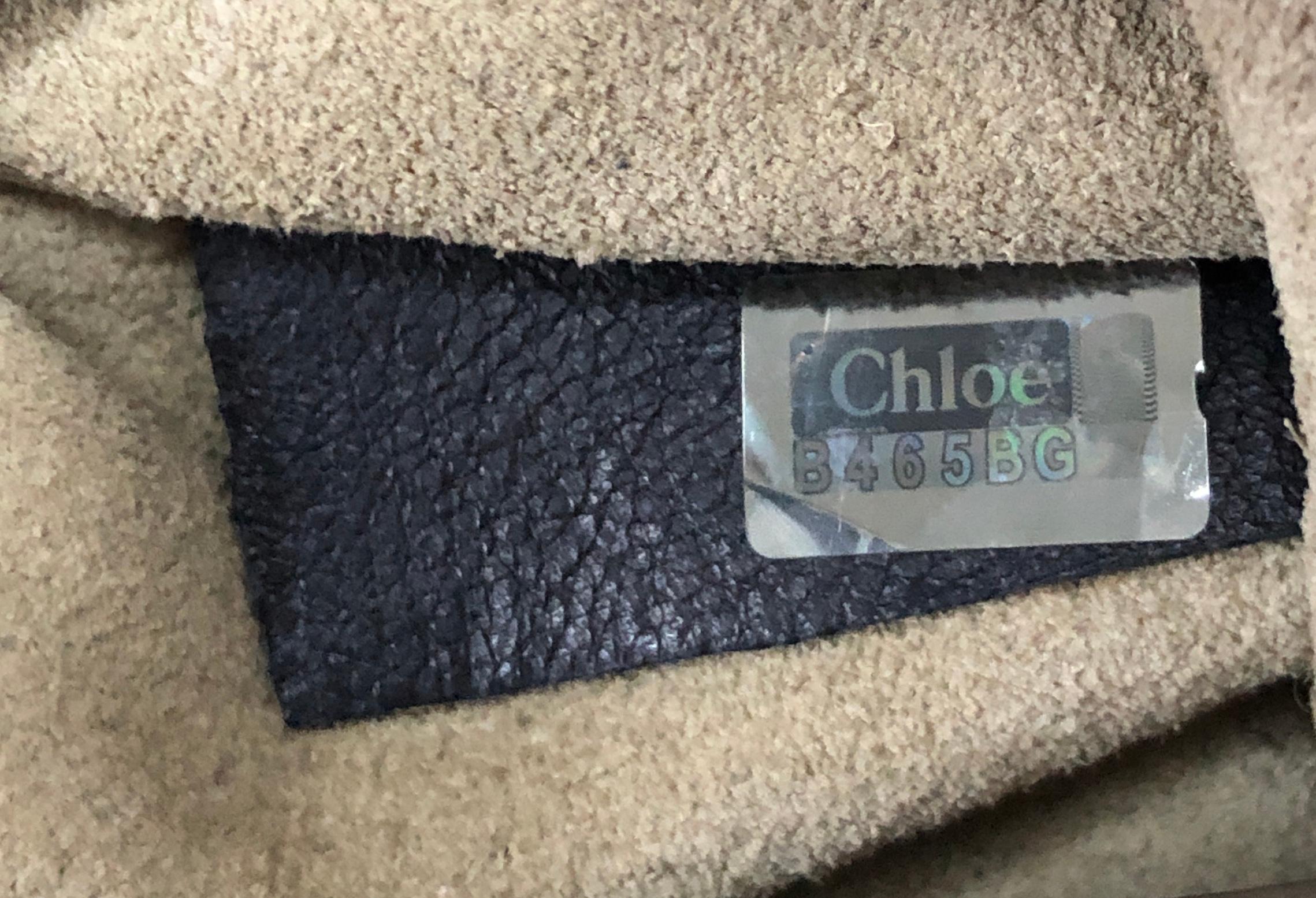 Chloe Drew Crossbody Tasche Nietenleder und Wildleder klein 2
