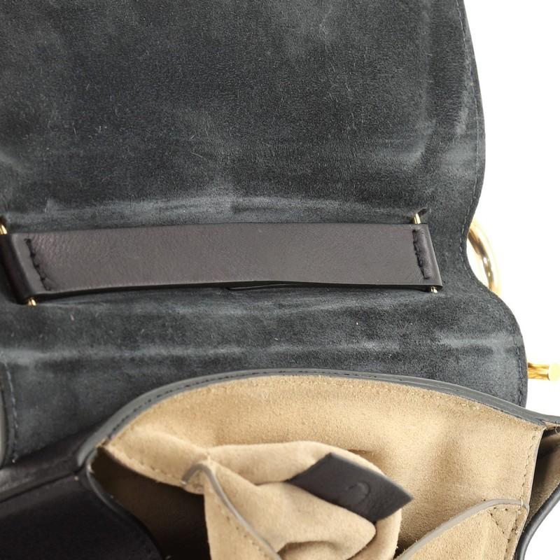 Chloe Drew Crossbody Tasche Nietenleder und Wildleder klein 1