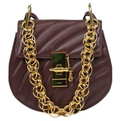 CHLOÉ, Drew in burgundy leather