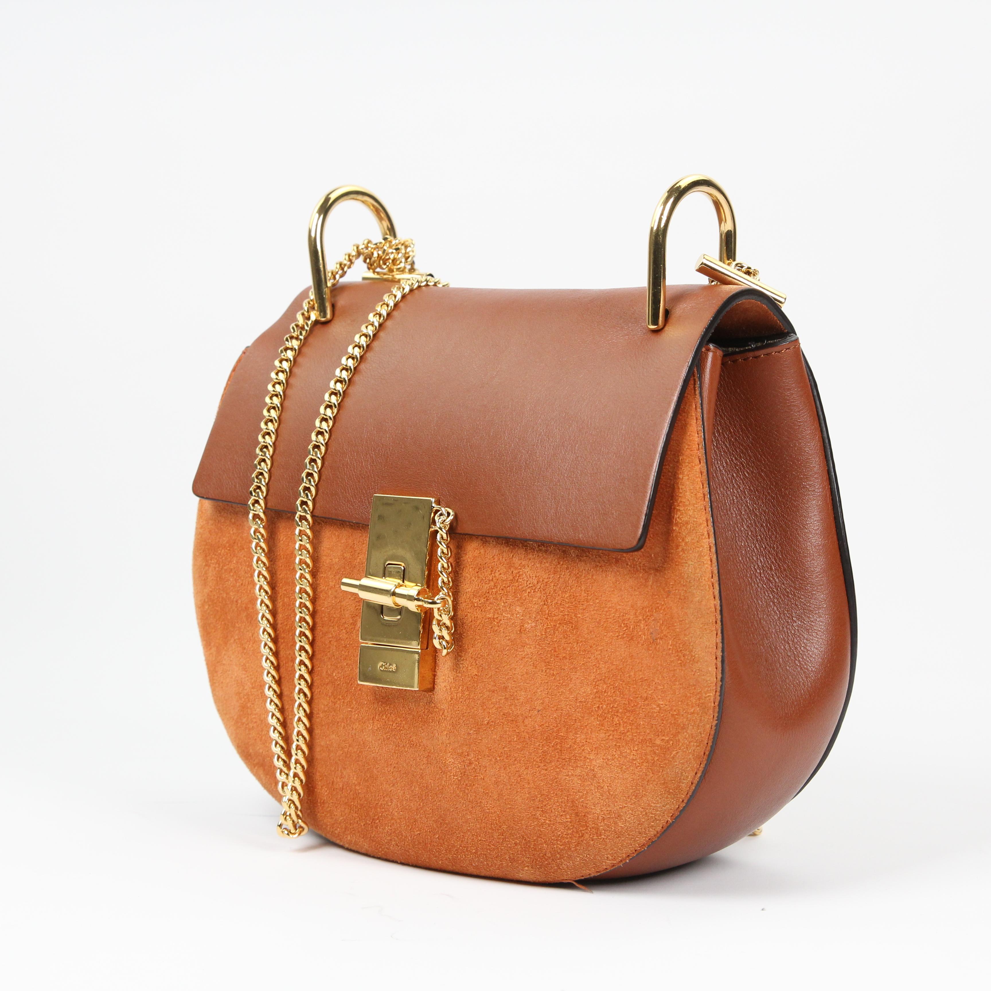 Chloé Drew leather crossbody bag For Sale 6
