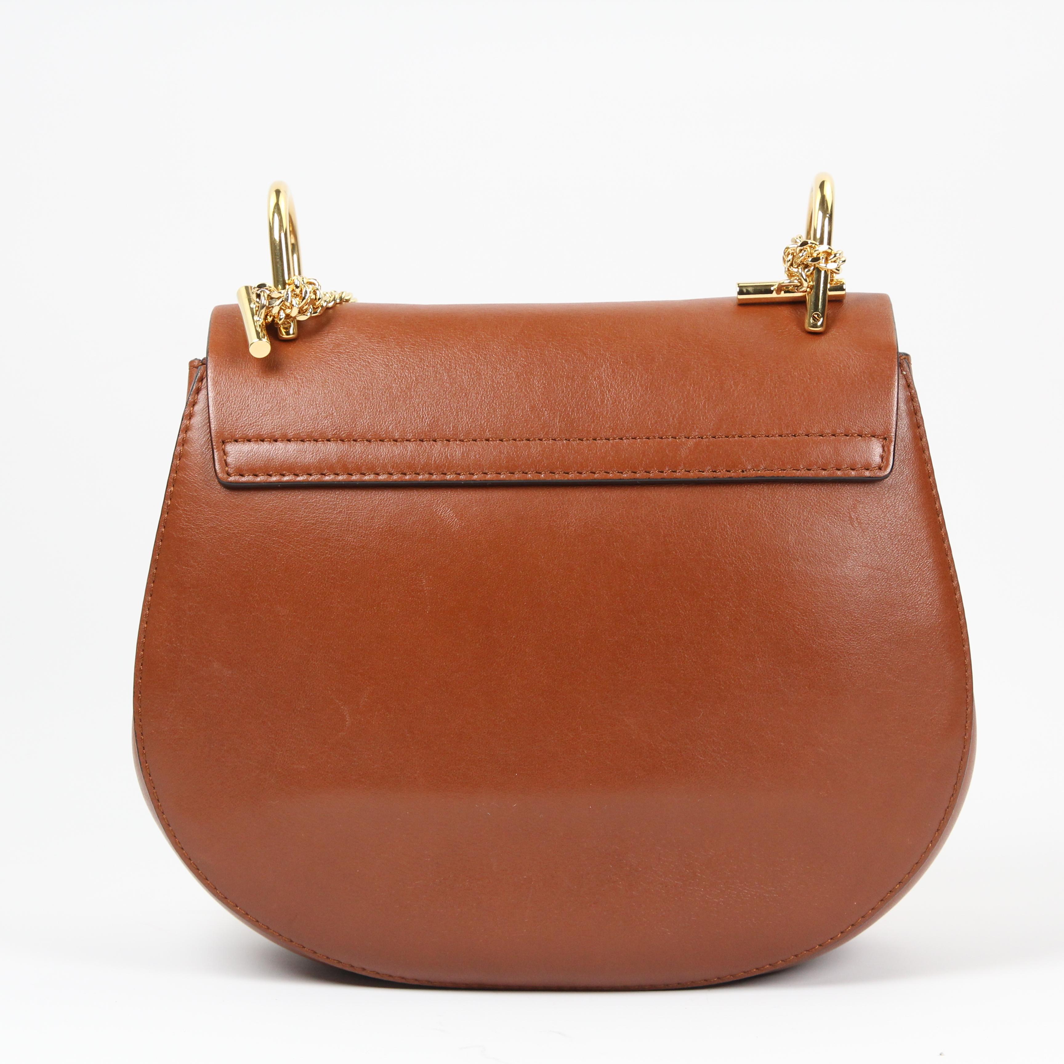 Chloé Drew leather crossbody bag For Sale 8