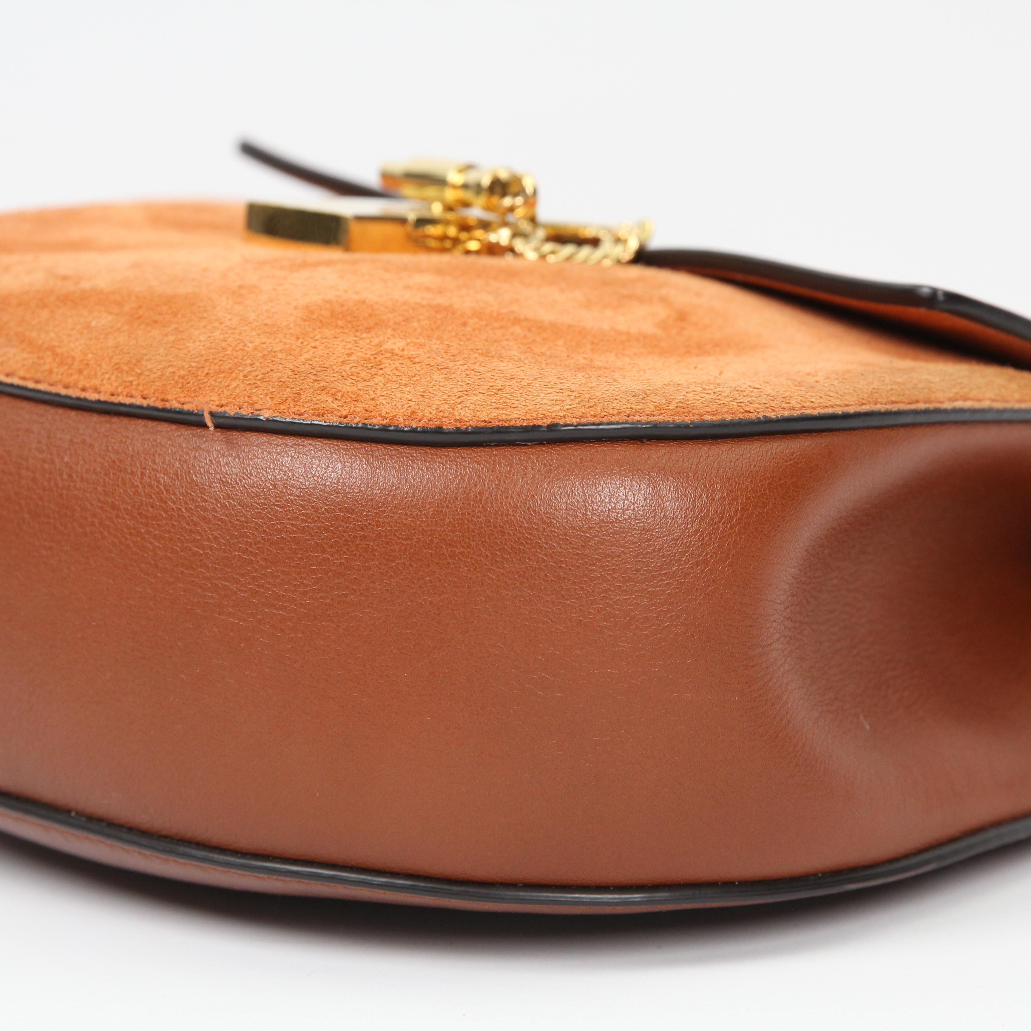 Chloé Drew leather crossbody bag In Excellent Condition For Sale In Rīga, LV