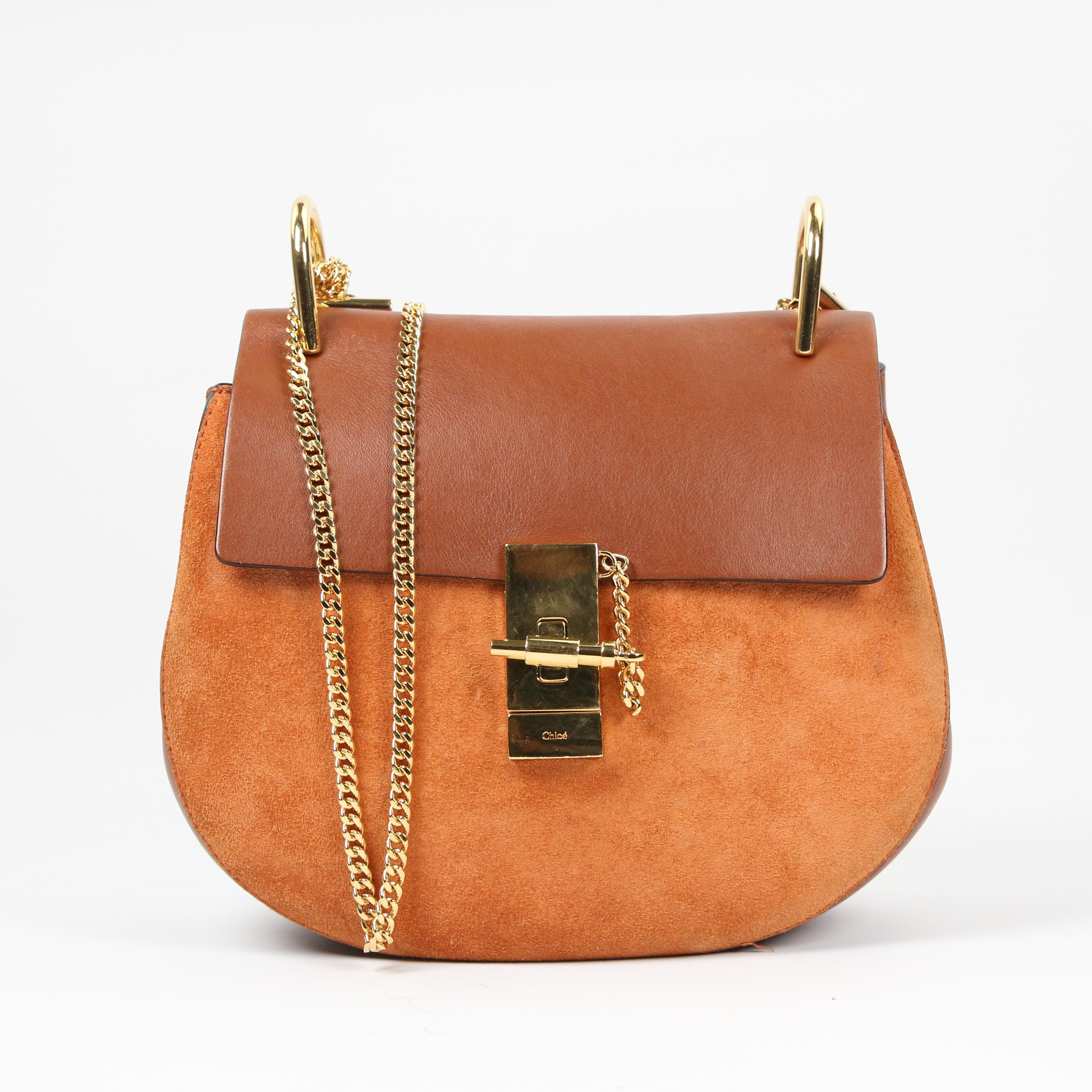 Chloé Drew leather crossbody bag For Sale 5