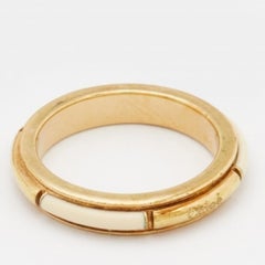 Anello Chloe con fascia smaltata in oro misura 52