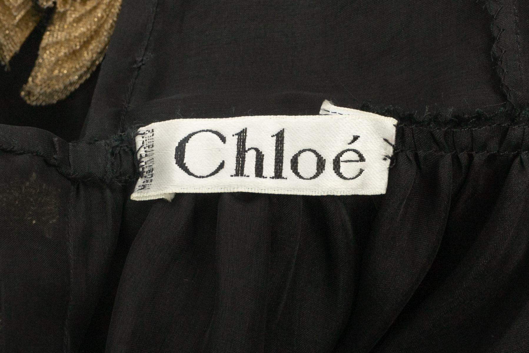 Chloé Abendkleid 1975er im Angebot 7
