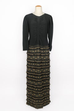 Vestido de noche de Chloé circa 1975-1978
