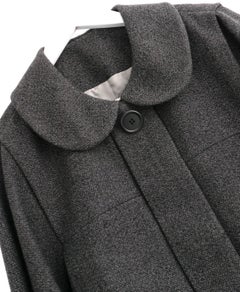 Chloe Herbst 2006 Braune Jacke aus Wolle in Kurzform