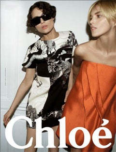 Chloé FALL 2007 RTW Secret Garden a-line wool dress 40 fr