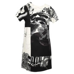 Chloé FALL 2007 RTW Secret Garden robe a-line en laine 40 fr