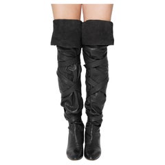 Chloé Fall 2009 Runway Thigh-High Pirate Boots by Hannah MacGibbon Size 37