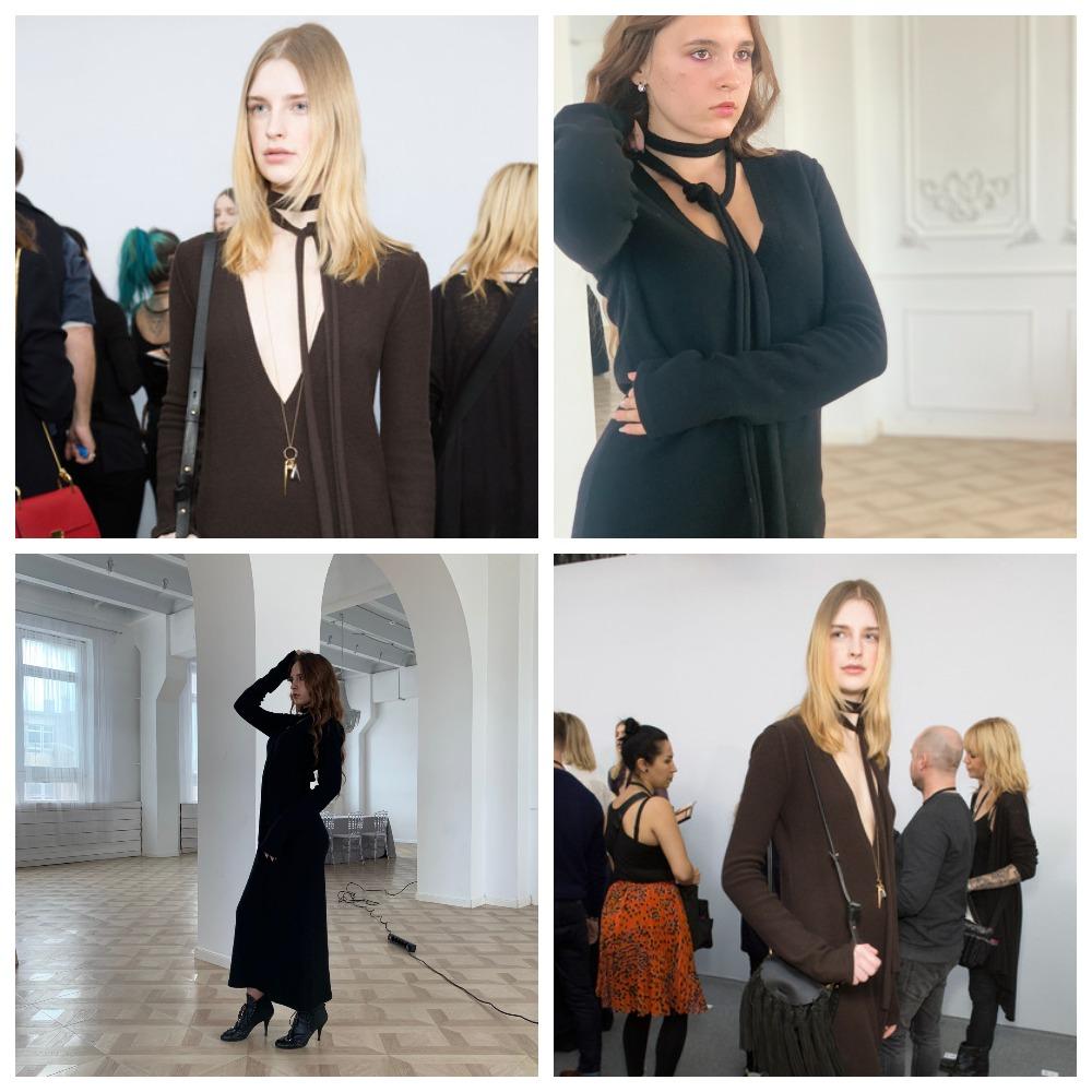 Women's Chloé FALL 2015 RTW runway wool cashmere dress Clare Waight Keller READY-TO-WEAR For Sale