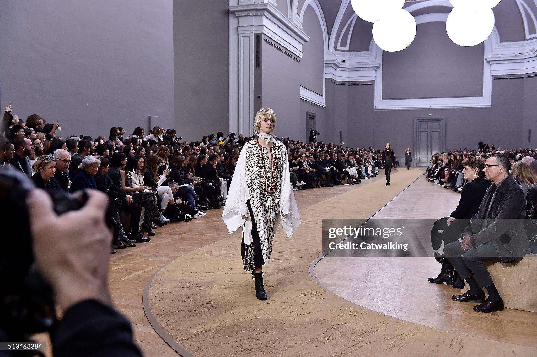 Abito caftano ricamato Chloé Autunno 2016 Look 15 - Passerella Keller in vendita 11