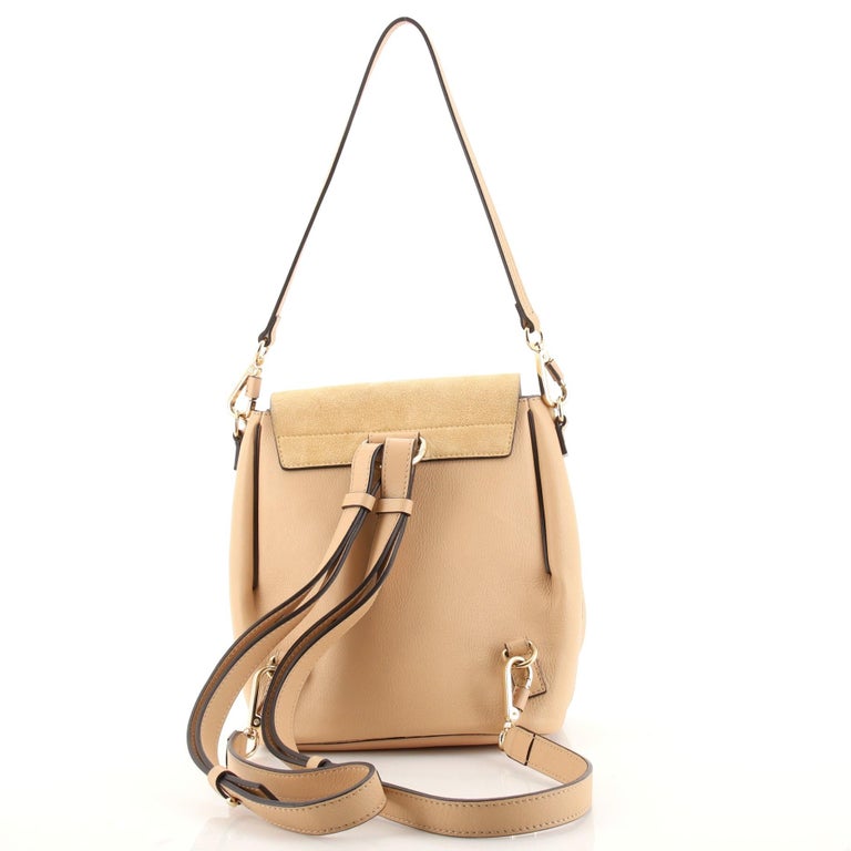 Chloe Faye Backpack Leather and Suede Medium at 1stDibs