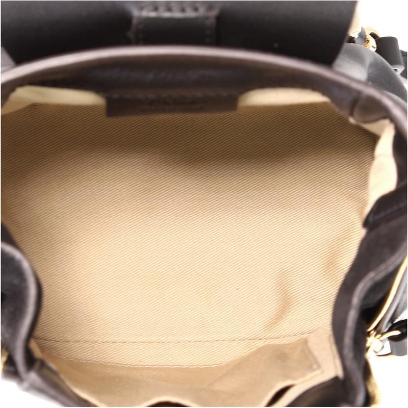 Chloe Faye Backpack Leather and Suede Mini In Good Condition In NY, NY