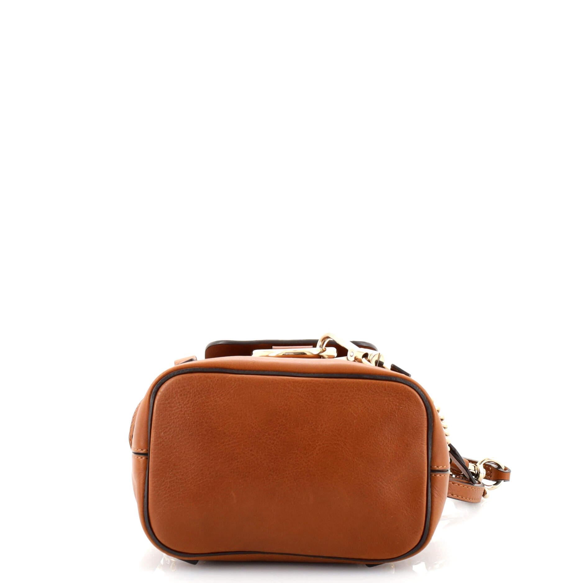 Women's or Men's Chloe Faye Backpack Leather and Suede Mini