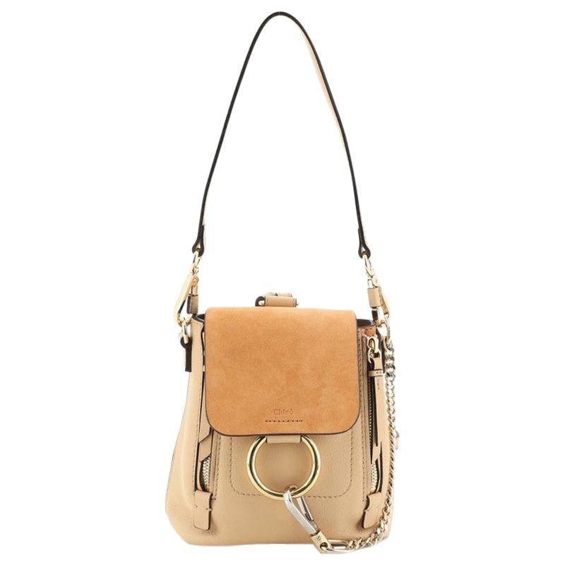 chloe faye backpack nougat