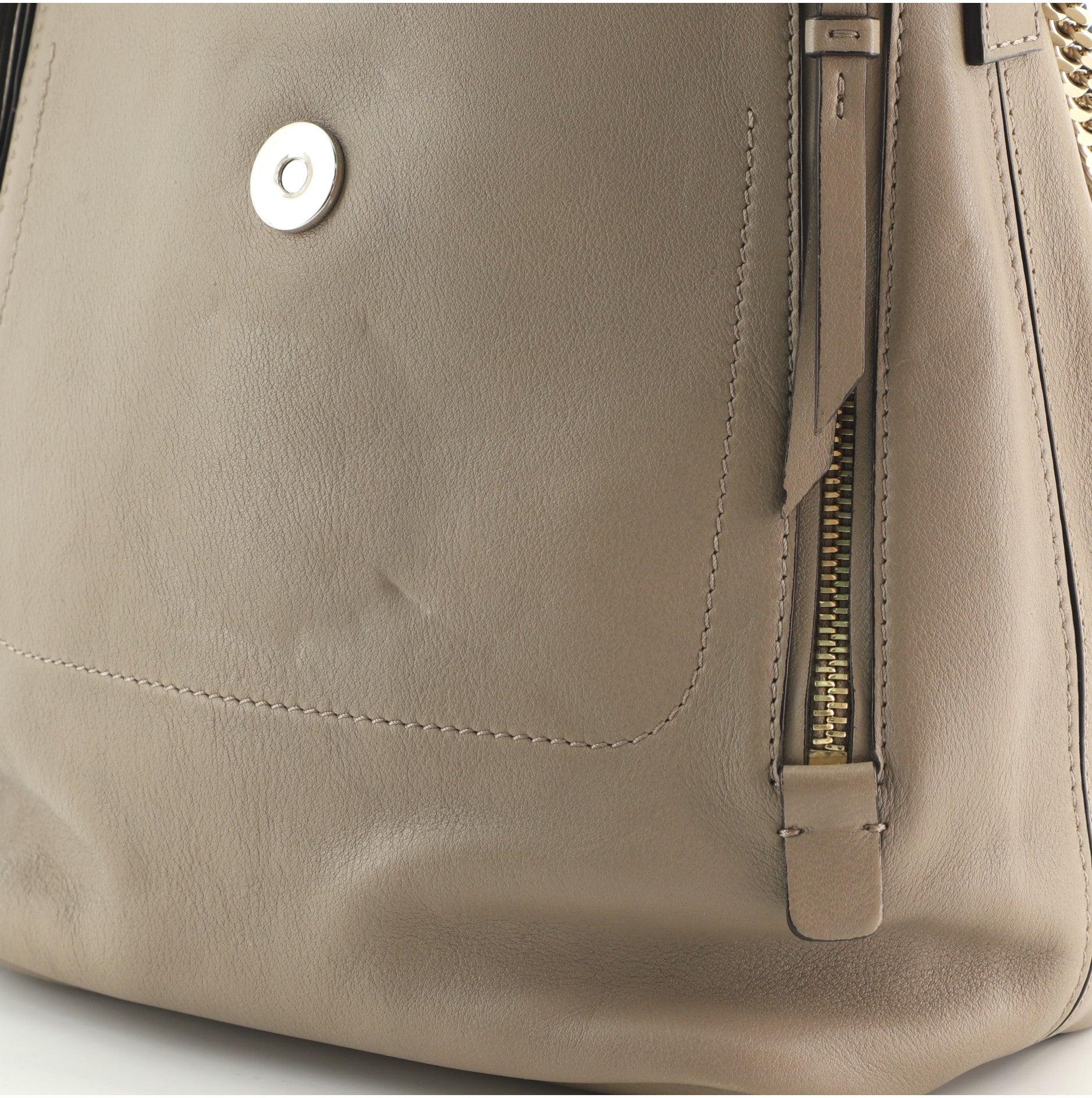 Chloe Faye Backpack Leather and Suede Small 5