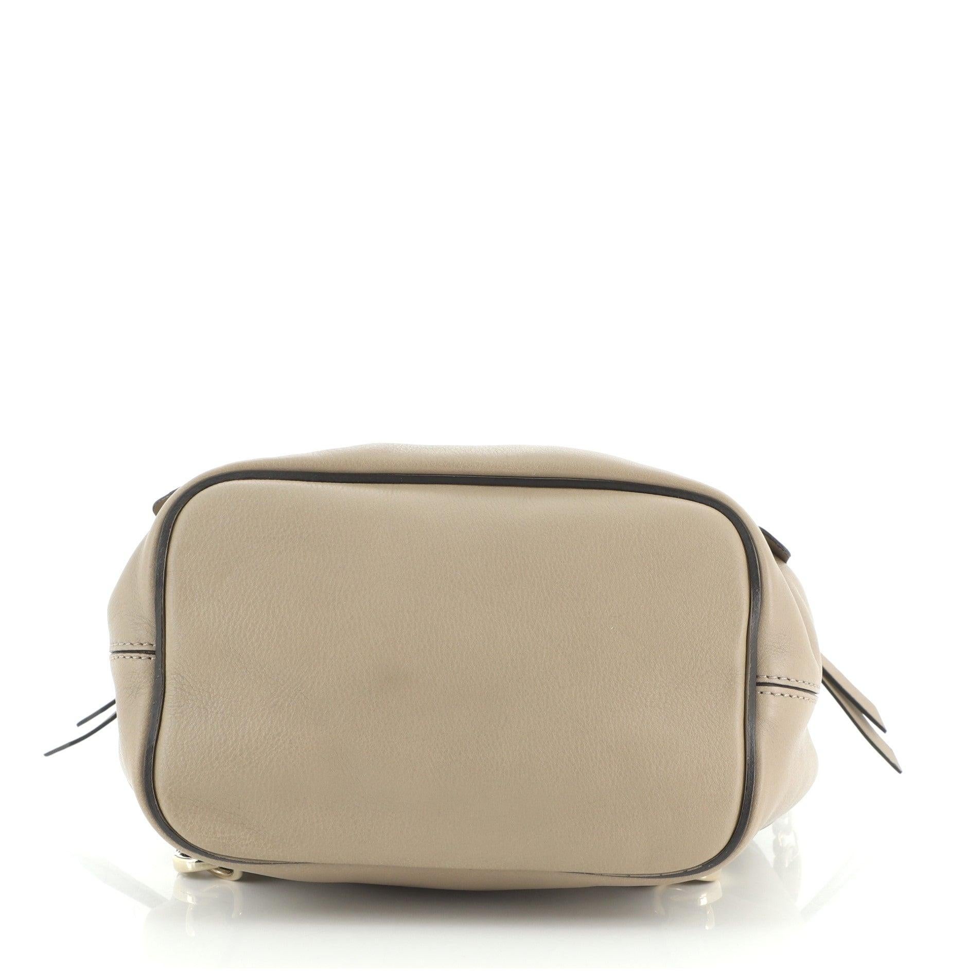 Women's or Men's Chloe Faye Backpack Leather and Suede Small