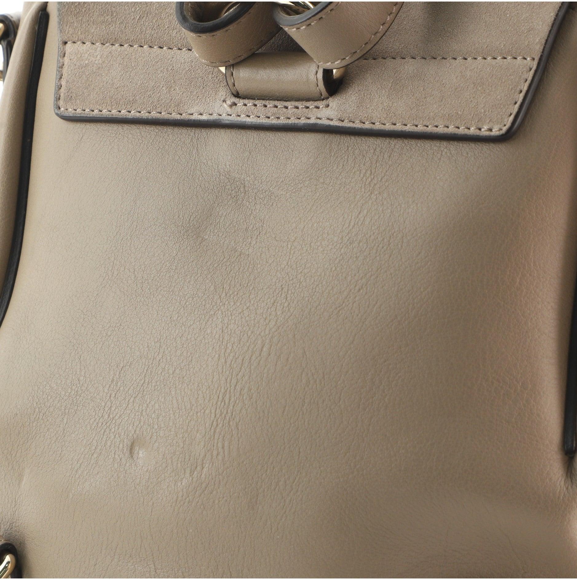 Chloe Faye Backpack Leather and Suede Small 3