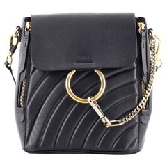 Chloe Faye Backpack Quilted Leather Small