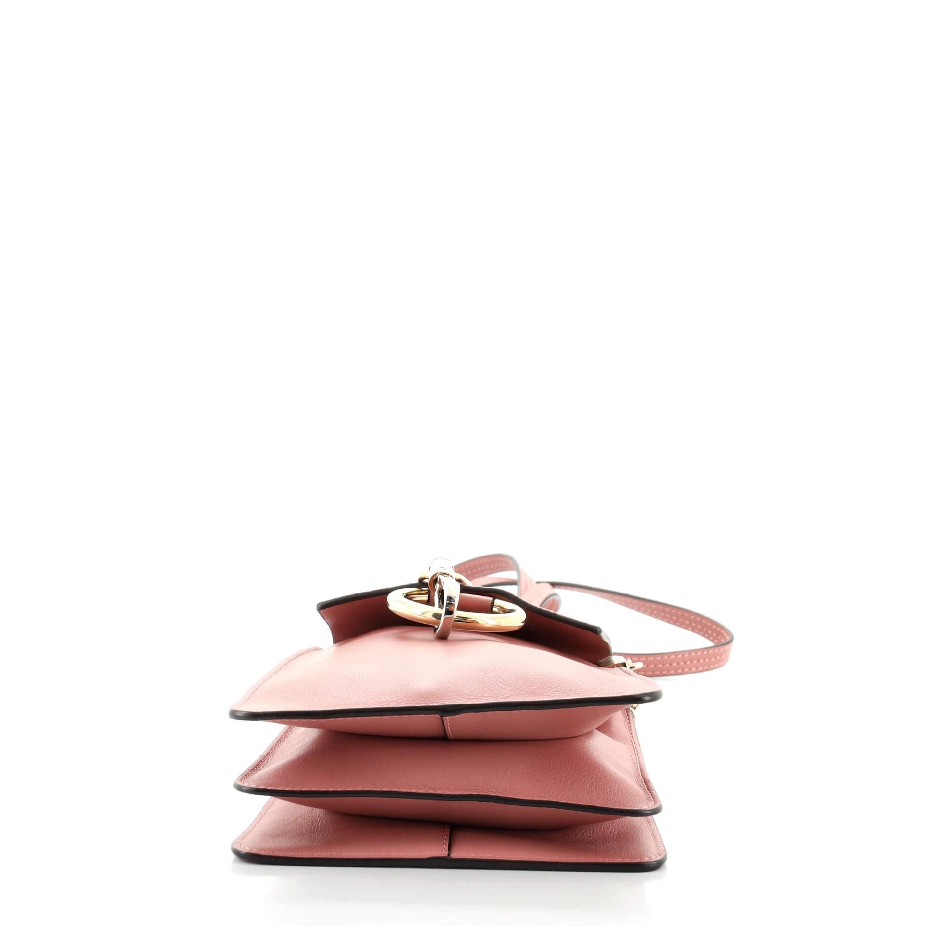 Mini-Umhängetasche aus Leder und Wildleder mit Faye-Armband für Damen oder Herren