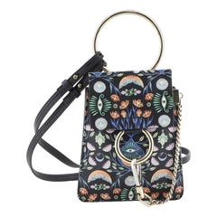 Chloe Faye Bracelet Crossbody Bag Printed Leather Mini 