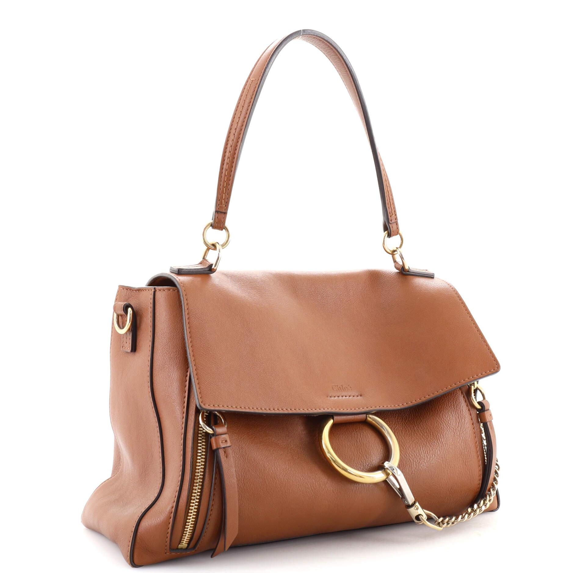 Brown Chloe Faye Day Bag Leather Medium