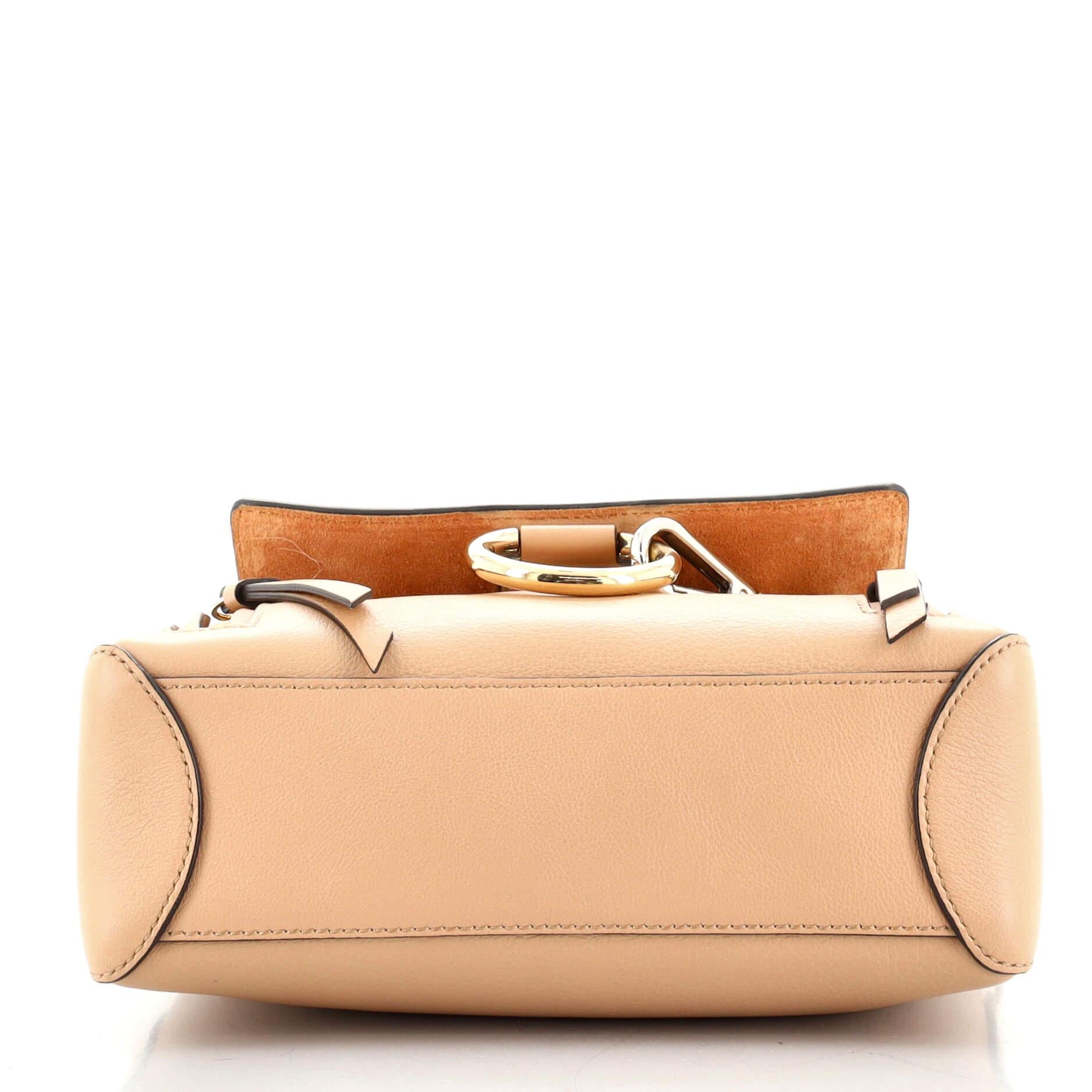 Chloe Faye Day Bag Leather Mini In Good Condition In NY, NY