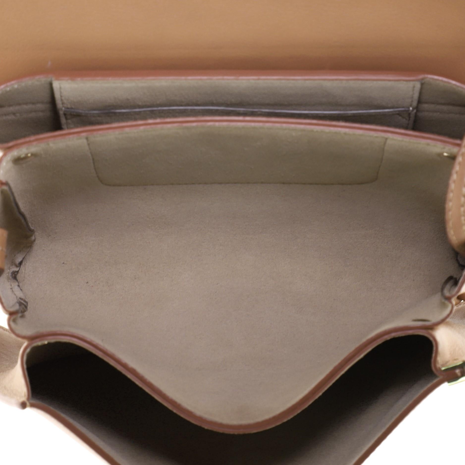 Chloe Faye Shoulder Bag Leather and Python Small, 4