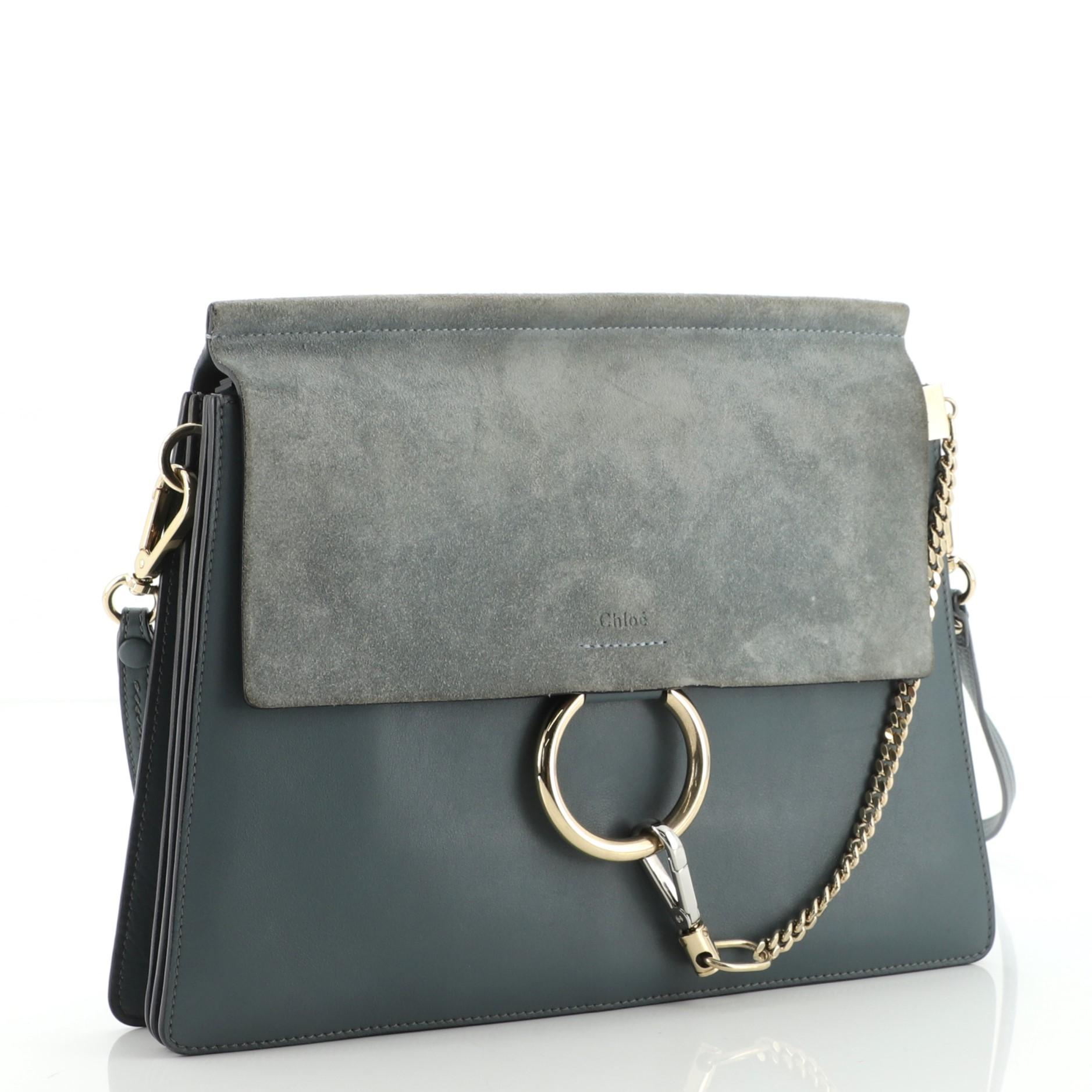 chloe faye medium flap shoulder bag