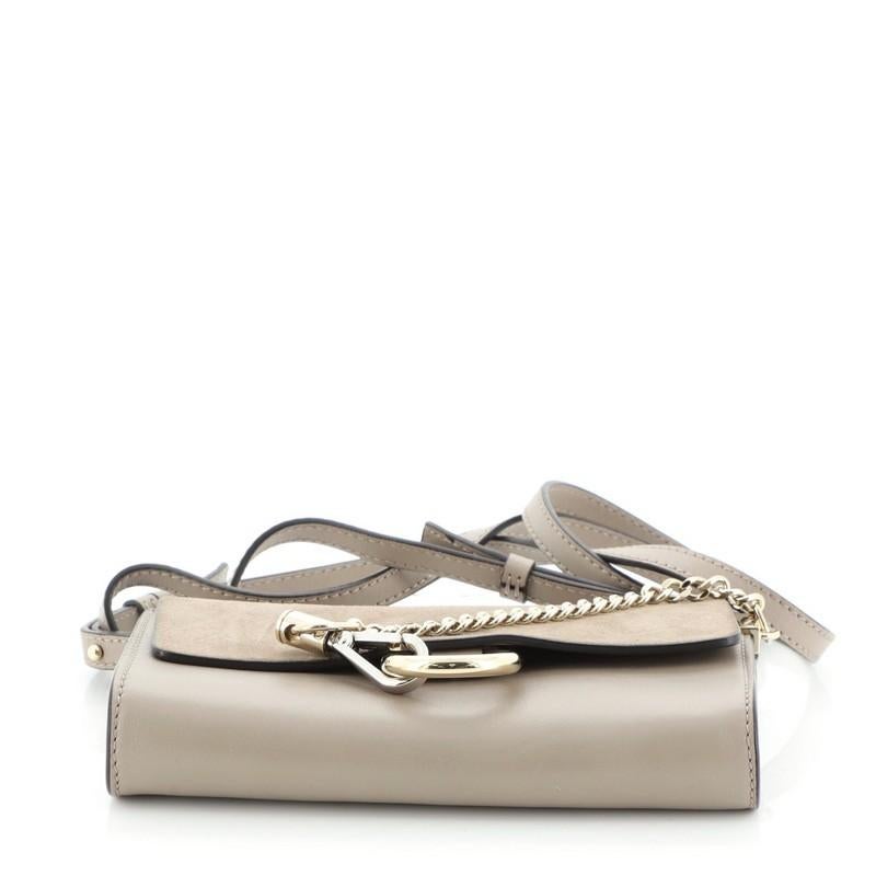 Women's or Men's Chloe Faye Shoulder Bag Leather and Suede Mini