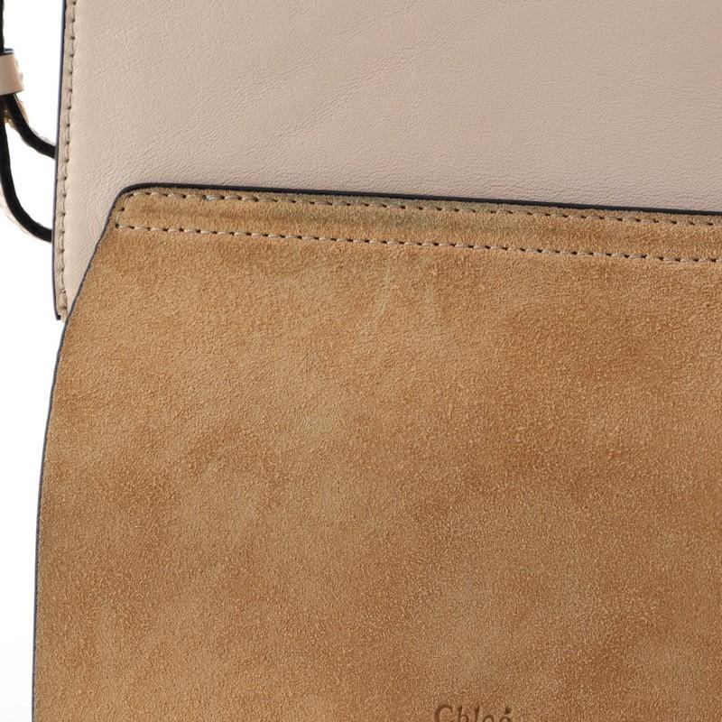 Chloe Faye Shoulder Bag Leather and Suede Mini 2