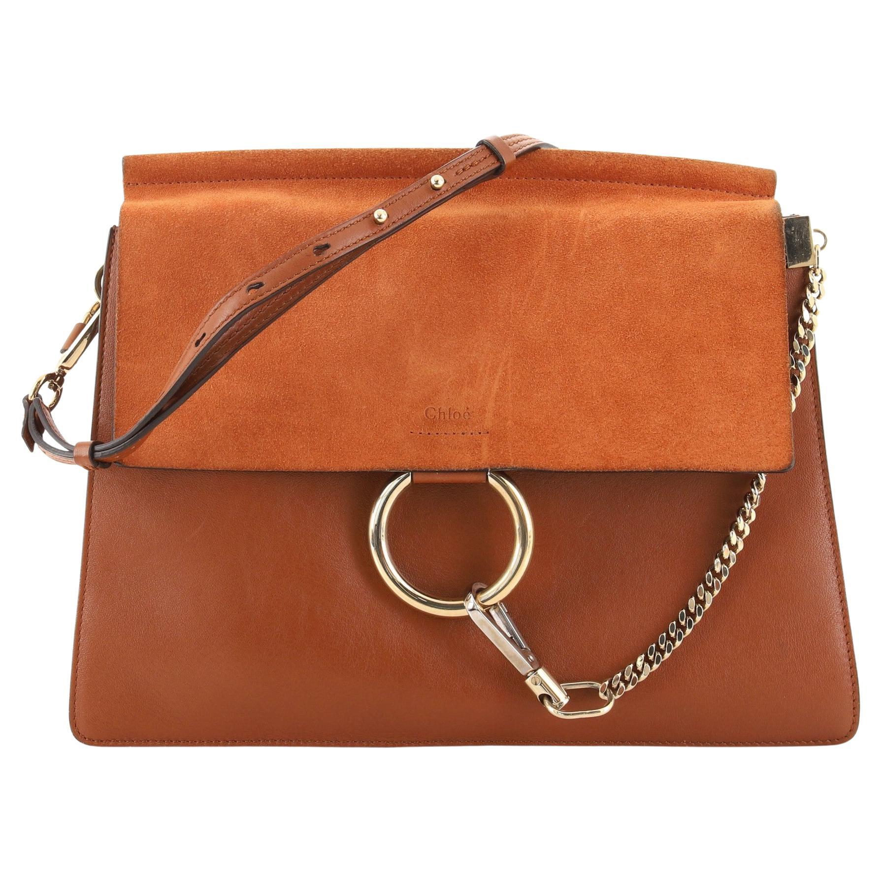 chloe faye medium flap shoulder bag