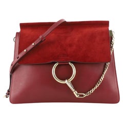 Umhängetasche aus Leder von Chloe Faye Medium