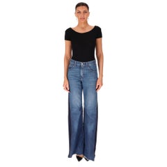 Chloe Flared Patchwork High-Waisted Jeans